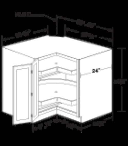 Cabinets For Contractors Utopia Cherry Kitchen Cabinet - URC-BLS36