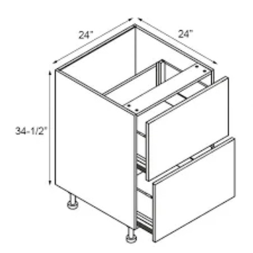 Cabinets For Contractors Euro Box Kitchen Cabinet - BX-2DB27