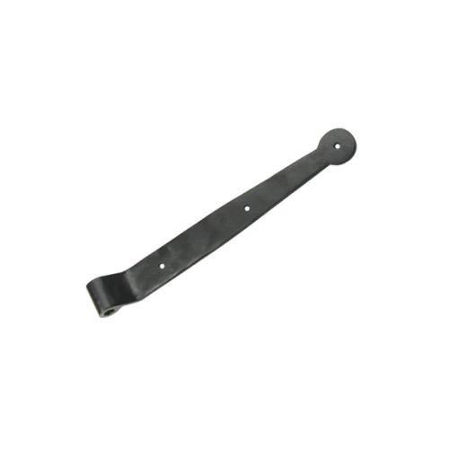 Seaside Shutter Hardware - Brass 10" Bean Strap Hinge - 3/4" Offset - Flat Black