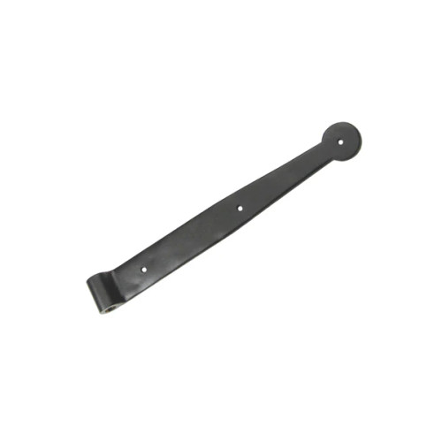 Seaside Shutter Hardware - Brass 10" Bean Strap Hinge - 0" Offset - Polished Brass