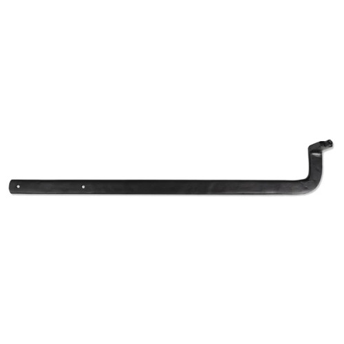 Seaside Shutter Hardware - Brass Shutter Dog Horizontal Bar Mount - Right Hand - Polished Brass