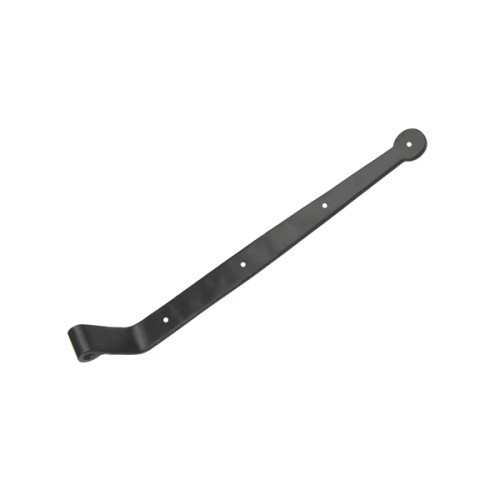 Seaside Shutter Hardware - Brass 14" Bean Strap Hinge - 2 1/4" Offset - Unlacquered Brass