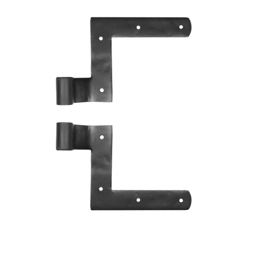 Seaside Shutter Hardware - Brass New York Strap Hinge - 2 1/4" Offset - Oil Rubbed Bronze