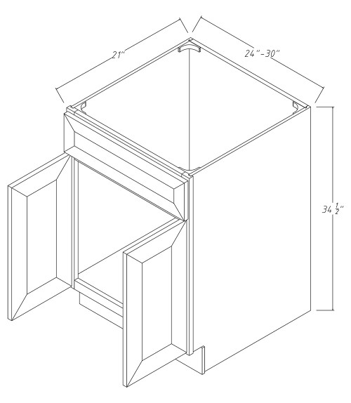 Sedona Vanity Sink Cabinet SE-FA3021