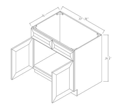 Perla Sink Base PE-SB33