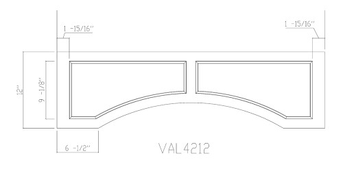 Perla Big Valance PE-VAL4212