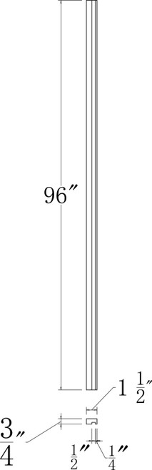 Sterling Tall Filler SG-WF1.5X96