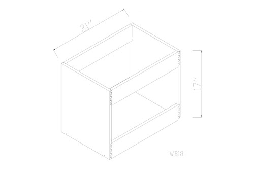 Glacier Trash Can Insert with 2 Cans GL-WB-21