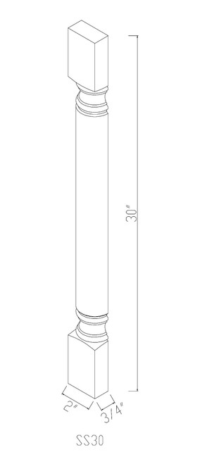 Nova Split Post NV-SS-30