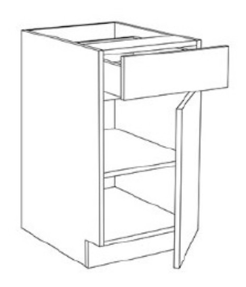 Innovation Cabinetry Stone Gray Kitchen Cabinet - UB-B12-SN