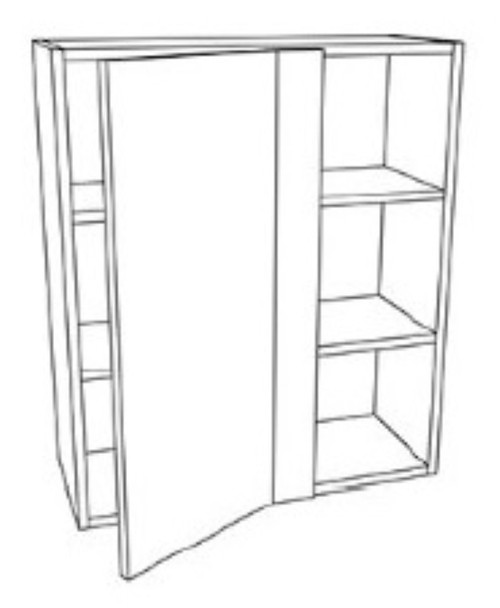 Innovation Cabinetry Stone Gray Kitchen Cabinet - UB-WBC3036-SN
