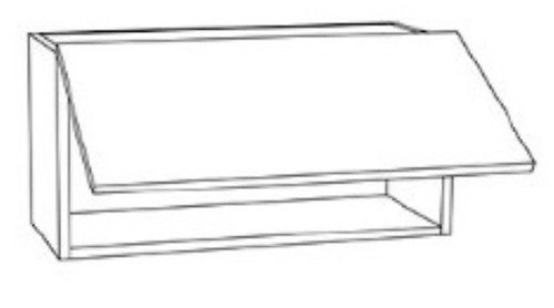 Innovation Cabinetry Stone Gray Kitchen Cabinet - UB-W3012-HK-SN