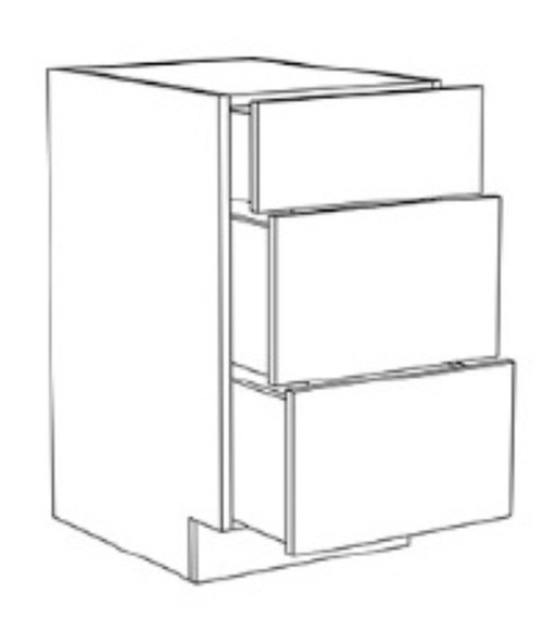 Innovation Cabinetry Concrete Gray Kitchen Cabinet - UB-DB27-3-CN