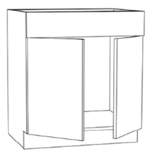 Innovation Cabinetry Concrete Gray Kitchen Cabinet - UB-SB42-CN