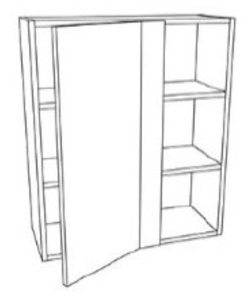 Innovation Cabinetry Concrete Gray Kitchen Cabinet - UB-WBC2730-CN