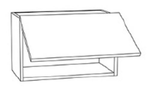 Innovation Cabinetry Concrete Gray Kitchen Cabinet - UB-W2412-HK-CN