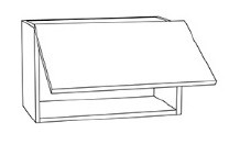 Innovation Cabinetry Natural Oak Kitchen Cabinet - UB-W2415-HK-NO
