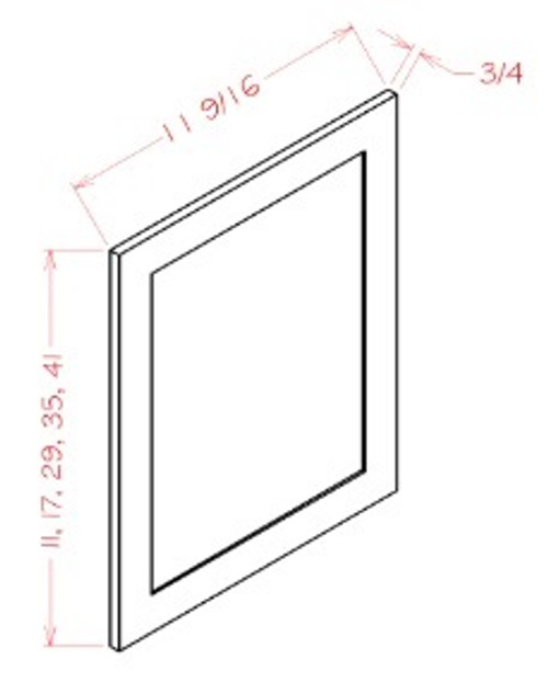 U.S. Cabinet Depot - Oxford Mist - Panels - OM-WDEP1218