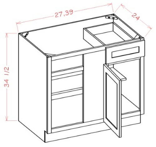 U.S. Cabinet Depot - Oxford Toffee - Blind Bases Cabinet - OT-BBC42