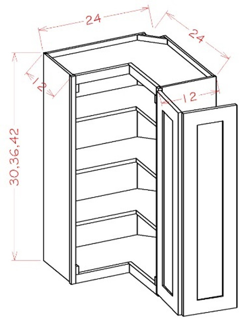 U.S. Cabinet Depot - Oxford Toffee - Wall Easy Reach - OT-WER2442