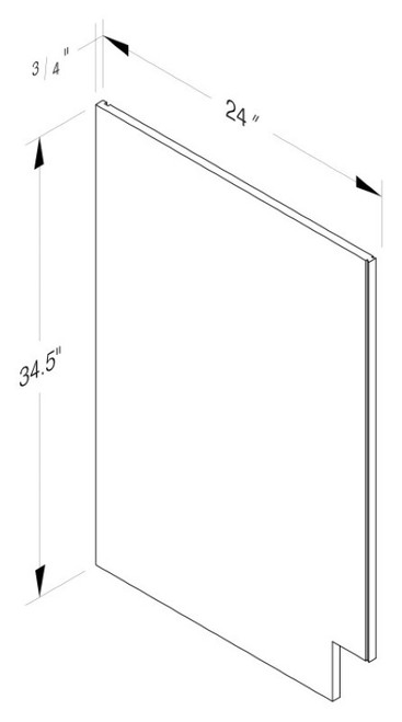 Cab-Tec Shaker Navel Kitchen Cabinet - SN-BEPR