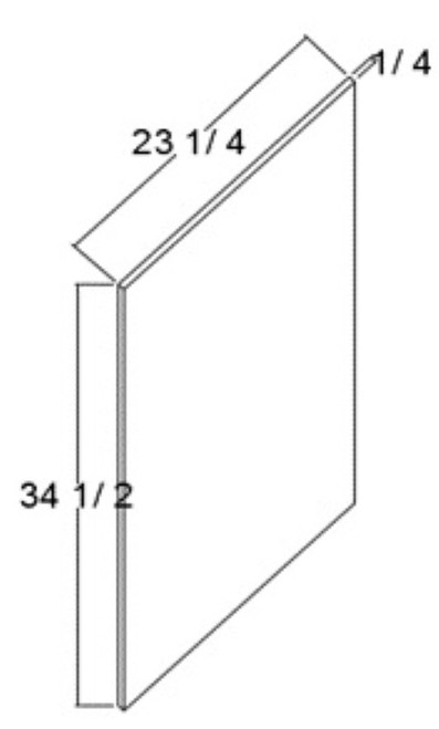 Cab-Tec Shaker Navel Kitchen Cabinet - SN-BSV