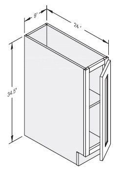 Cab-Tec Shaker Grey Kitchen Cabinet - SG-TB09