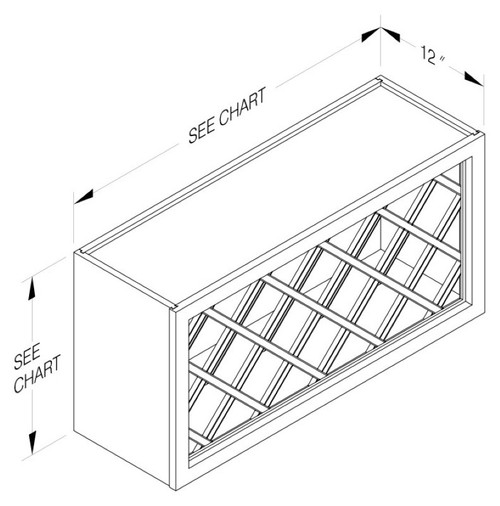 Cab-Tec Shaker Steel Kitchen Cabinet - SS-WR2430