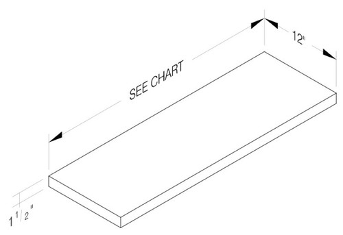 Cab-Tec Shaker Steel Kitchen Cabinet - SS-PNL1224