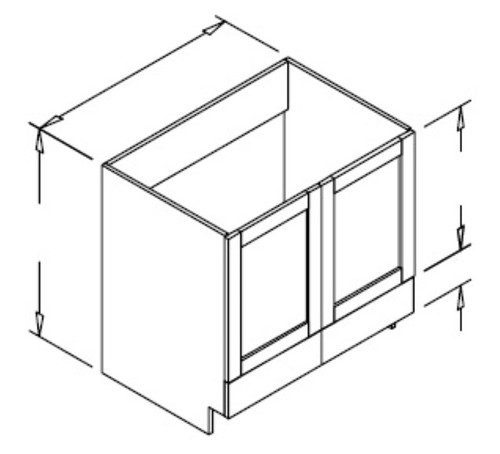 Styl Cabinets Melamine Kitchen Cabinet - BI42-NORMANDY