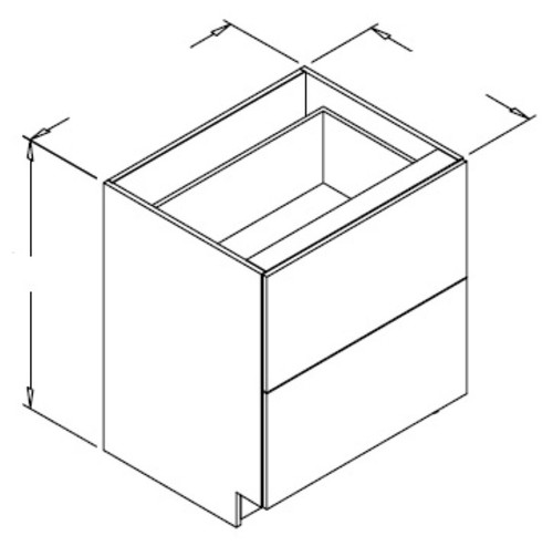 Styl Cabinets Melamine Kitchen Cabinet - D2B39-NORMANDY