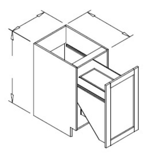 Styl Cabinets Melamine Kitchen Cabinet - BTPO18-NORMANDY