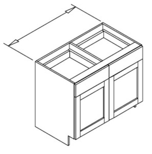 Styl Cabinets Melamine Bath Cabinet - VD36-NORMANDY