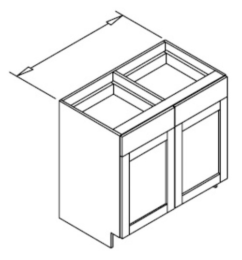 Styl Cabinets Melamine Bath Cabinet - VHD30-NORMANDY