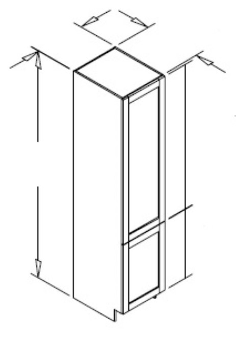 Styl Cabinets Melamine Bath Cabinet - L21-NORMANDY