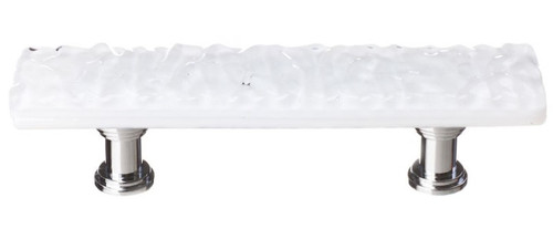 Sietto Hardware - Glacier Collection - White Base Pull 3" (c-c) - Oil Rubbed Bronze - P-212