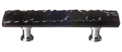 Sietto Hardware - Glacier Collection - Black Base Pull 3" (c-c) - Oil Rubbed Bronze - P-213