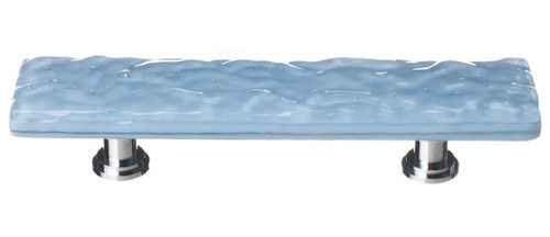 Sietto Hardware - Glacier Collection - Powder Blue Base Pull 3" (c-c) - Oil Rubbed Bronze - P-215