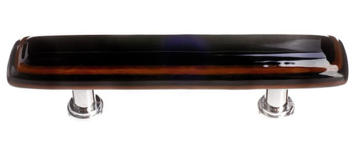 Sietto Hardware - Stratum Collection - Woodland & Black Base Pull 3" (c-c) - Oil Rubbed Bronze - P-101