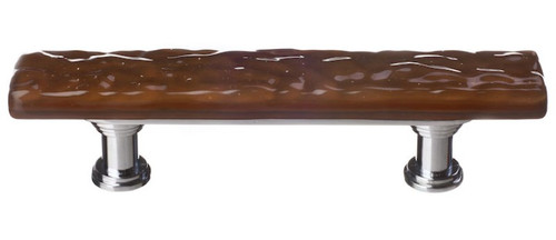 Sietto Hardware - Skinny Glacier Collection - Woodland Brown Base Pull 3" (c-c) - Oil Rubbed Bronze - SP-209