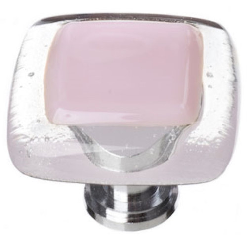 Sietto Hardware - Reflective Collection - Pink Base Knob - Oil Rubbed Bronze - K-717