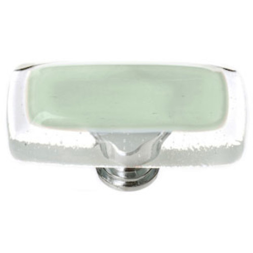 Sietto Hardware - Reflective Collection - Spruce Green Long Base Knob - Oil Rubbed Bronze - LK-712