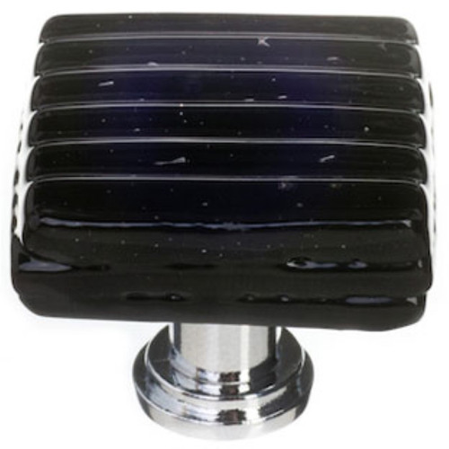 Sietto Hardware - Texture Collection - Reed Black Base Knob - Oil Rubbed Bronze - K-802