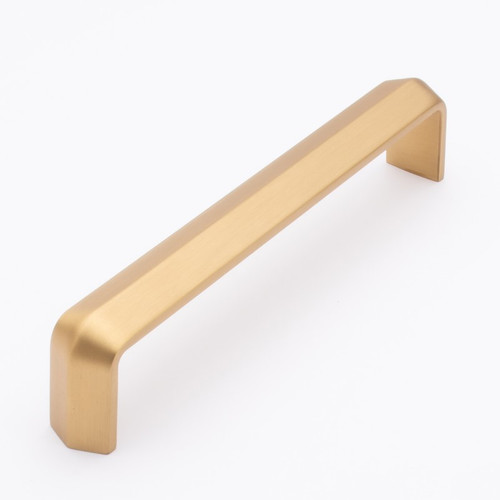 Sietto Hardware - Eternity Collection - 6" Pull 6" (c-c) - Satin Brass - P-2003-6