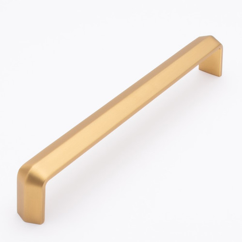 Sietto Hardware - Eternity Collection - 8" Pull 8" (c-c) - Satin Brass - P-2003-8