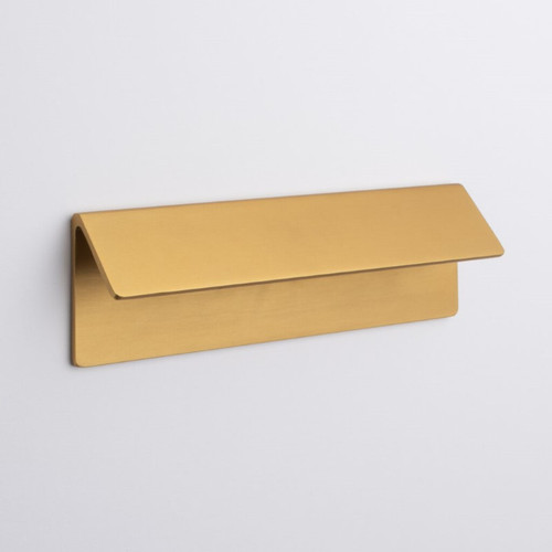 Sietto Hardware - Fold Collection - 6" Pull 6" (c-c) - Satin Brass - P-2006-6