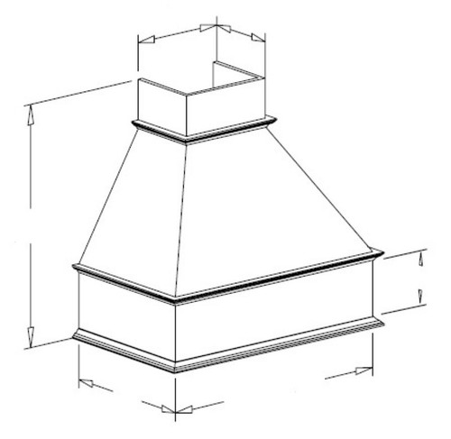 Styl Cabinets Lacquer Kitchen Cabinet - F2HOOD30X30-CHATHAM