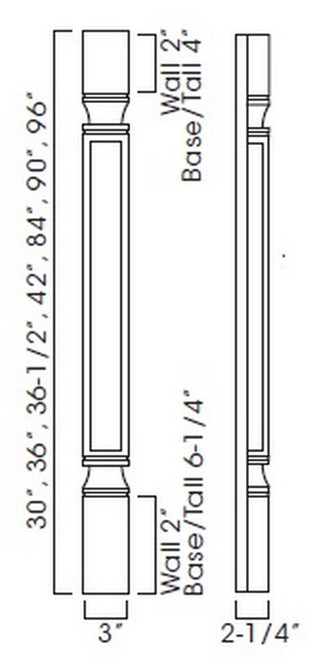 Forevermark Ice White Shaker Kitchen Cabinet - POLE75-W342-AW