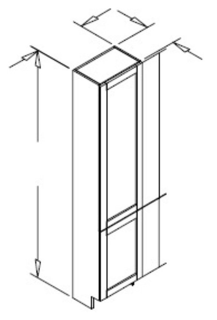 Styl Cabinets Lacquer Bath Cabinet - L15-12-CHATHAM