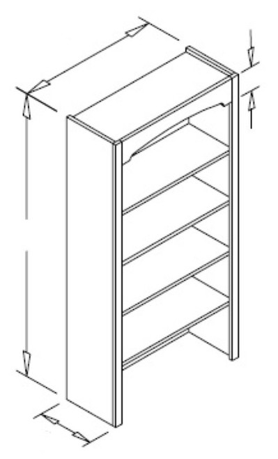 Styl Cabinets Lacquer Kitchen Cabinet - BKC21X60-CHATHAM